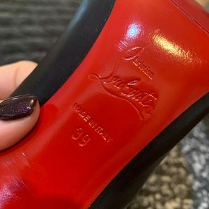 Christian Louboutin Black Patent Shoes size 39